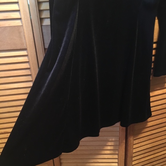 Mission Black Velour Stretchy Dress - Picture 3 of 8
